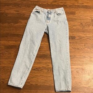 Vintage Calvin Klein High Jeans Size 13/14 Blue 90s Y2K Rigid Denim